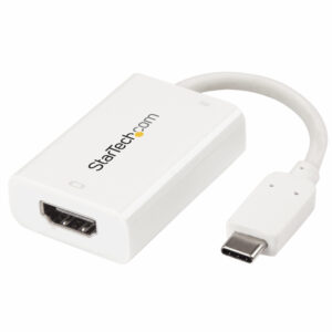 StarTech.com Adattatore Video USB-C a HDMI con USB Power Delivery - 4k 60hz - Bianco immagine principale StarTech.com Adattatore Video USB-C a HDMI con USB Power Delivery - 4k 60hz - Bianco