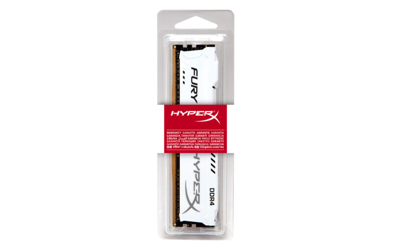 HyperX FURY White 8GB DDR4 3400 MHz memoria 1 x 8 GB immagine gallery 4 HyperX FURY White 16GB DDR4 3200 MHz memoria 1 x 16 GB