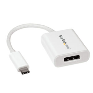 StarTech.com Adattatore video USB-C a DisplayPort - Convertitore USB Tipo-C a DP - 4k 60hz - Bianco immagine principale StarTech.com Adattatore video USB-C a DisplayPort - Convertitore USB Tipo-C a DP - 4k 60hz - Bianco