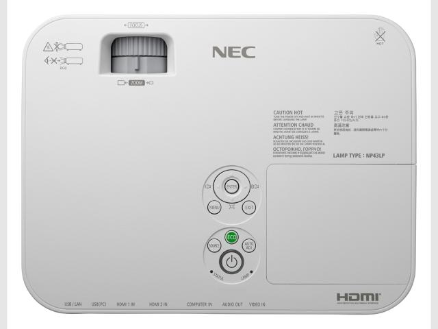 NEC ME401W Proiettore a raggio standard 4000 ANSI lumen 3LCD WXGA (1280x800) Bianco