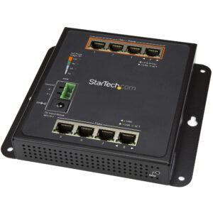 StarTech.com Switch industriale a 8 porte Gigabit PoE - 4 x PoE+ 30W - Power Over Ethernet - Switch gestito GbE Layer/L2 in metallo temprato - Commutatore di rete Gigabit ad alta potenza IP-30/ -40C a +75C immagine principale StarTech.com Switch industriale a 8 porte Gigabit PoE - 4 x PoE+ 30W - Power Over Ethernet - Switch gestito GbE Layer/L2 in metallo temprato - Commutatore di rete Gigabit ad alta potenza IP-30/ -40C a +75C