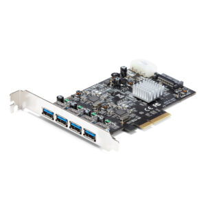 StarTech.com Scheda PCIe a 4 porte USB 3.1 (10Gbps) con 2 Canali Dedicati - PCIe