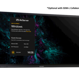 Sharp PN-LA652 Pannello piatto interattivo 165,1 cm (65") LCD 450 cd/m² 4K Ultra HD Nero Touch screen