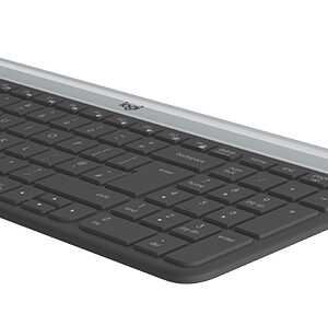 Logitech 920-009190 tastiera Mouse incluso Universale RF Wireless AZERTY Francese Grafite immagine gallery 2 Logitech 920-009190 tastiera Mouse incluso Universale RF Wireless AZERTY Francese Grafite