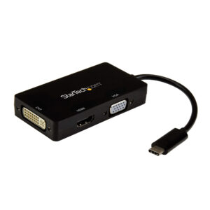 StarTech.com Adattatore Multiporta USB-C - Scheda Grafica Esterna 3 in 1 USB Tipo-C a HDMI, DVI o VGA immagine principale StarTech.com Adattatore Multiporta USB-C - Scheda Grafica Esterna 3 in 1 USB Tipo-C a HDMI, DVI o VGA