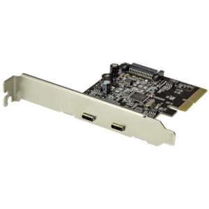 StarTech.com Scheda PCI Express da 2 porte USB 3.1 - Hub PCIe Interno 2x USB-C - (10 Gb/s)