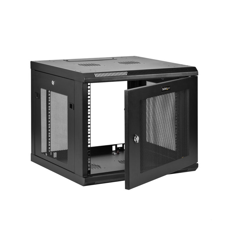 StarTech.com RK920WALM rack 9U Da parete Nero immagine gallery 3 StarTech.com RK920WALM rack 9U Da parete Nero