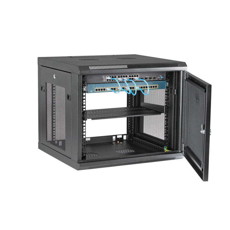 StarTech.com RK920WALM rack 9U Da parete Nero immagine gallery 4 StarTech.com RK920WALM rack 9U Da parete Nero