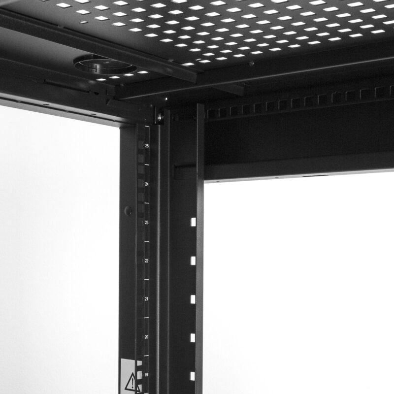 StarTech.com Armadio rack per server 25U - Profondità regolabile da 7-35" a 4 montanti con chiusura a chiave - Armadio mobile ventilato a rack con ruote per apparecchiature informatiche e di rete come Dell PowerEdge o HP ProLiant immagine gallery 6 StarTech.com Armadio rack per server 25U - Profondità regolabile da 7-35" a 4 montanti con chiusura a chiave - Armadio mobile ventilato a rack con ruote per apparecchiature informatiche e di rete come Dell PowerEdge o HP ProLiant