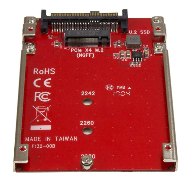 StarTech.com Adattatore Host per Drive M.2 a U.2( SFF-8639) PCIe NVMe SSD immagine gallery 3 StarTech.com Adattatore Host per Drive M.2 a U.2( SFF-8639) PCIe NVMe SSD