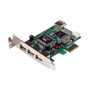StarTech.com Scheda Pci Express basso prfilo con 4 porte USB 2.0 ad alta velocità immagine principale StarTech.com Scheda Pci Express basso prfilo con 4 porte USB 2.0 ad alta velocità