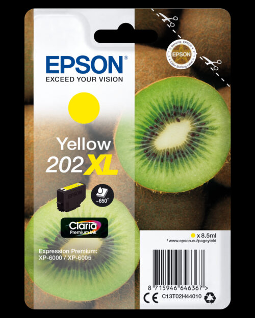 Epson Kiwi Singlepack Yellow 202XL Claria Premium Ink immagine principale Epson Kiwi Singlepack Yellow 202XL Claria Premium Ink