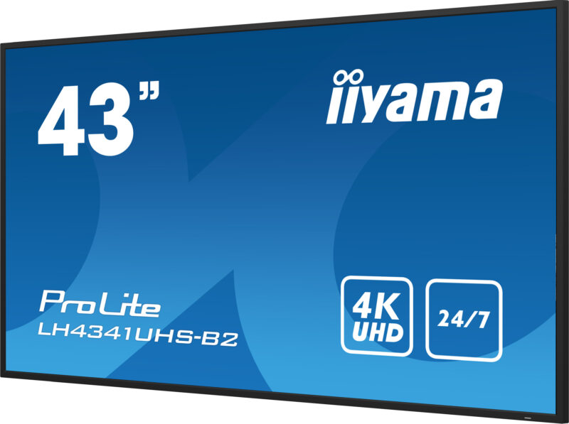 iiyama LH4341UHS-B2 visualizzatore di messaggi 108 cm (42.5") LCD 500 cd/m² 4K Ultra HD Processore integrato Android 8.0 18/7 immagine gallery 7 iiyama LH4341UHS-B2 visualizzatore di messaggi 108 cm (42.5") LCD 500 cd/m² 4K Ultra HD Processore integrato Android 8.0 18/7