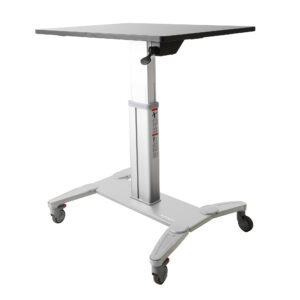 StarTech.com Workstation mobile (seduto/in piedi) - Regolabile in Altezza con superficie di lavoro da 31,5"