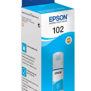 Epson 102 EcoTank Cyan ink bottle immagine gallery 2 Epson 102 EcoTank Cyan ink bottle