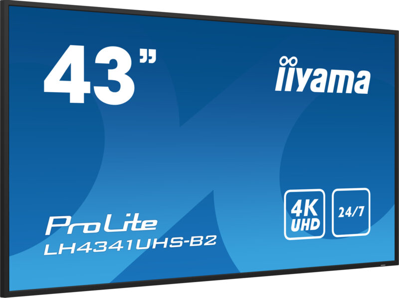iiyama LH4341UHS-B2 visualizzatore di messaggi 108 cm (42.5") LCD 500 cd/m² 4K Ultra HD Processore integrato Android 8.0 18/7 immagine gallery 4 iiyama LH4341UHS-B2 visualizzatore di messaggi 108 cm (42.5") LCD 500 cd/m² 4K Ultra HD Processore integrato Android 8.0 18/7