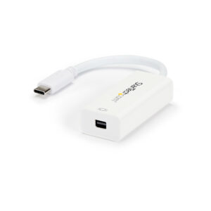 StarTech.com Adattatore USB-C a Mini DisplayPort - 4K 60Hz - Convertitore da USB 3.1 Type-C a Mini DP - Adattatore video USB tipo C a mDP - Bianco - Versione aggiornata disponibile: CDP2MDPEC immagine principale StarTech.com Adattatore USB-C a Mini DisplayPort - 4K 60Hz - Convertitore da USB 3.1 Type-C a Mini DP - Adattatore video USB tipo C a mDP - Bianco - Versione aggiornata disponibile: CDP2MDPEC