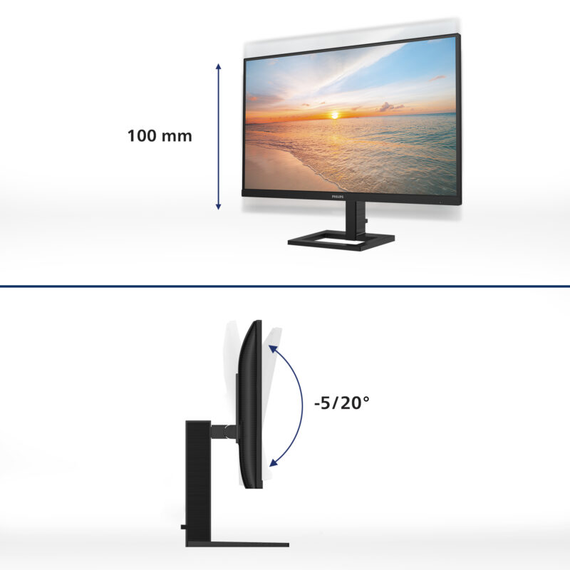 Philips Serie 1000 27E1N1900AE/00 LED display 68,6 cm (27") 3840 x 2160 Pixel 4K Ultra HD LCD Nero