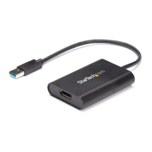 StarTech.com Adattatore da USB 3.0 a DisplayPort, 4K 30Hz, convertitore adattatore video USB-A a monitor DP singolo, scheda video e grafica esterna, solo Windows immagine principale StarTech.com Adattatore da USB 3.0 a DisplayPort, 4K 30Hz, convertitore adattatore video USB-A a monitor DP singolo, scheda video e grafica esterna, solo Windows