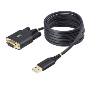 StarTech.com Cavo adattatore seriale da USB a Null Modem, ritenzione COM, FTDI, USB-A a DB9 RS232, viti/dadi DB9 intercambiabili, Windows/macOS/Linux immagine principale StarTech.com Cavo adattatore seriale da USB a Null Modem, ritenzione COM, FTDI, USB-A a DB9 RS232, viti/dadi DB9 intercambiabili, Windows/macOS/Linux