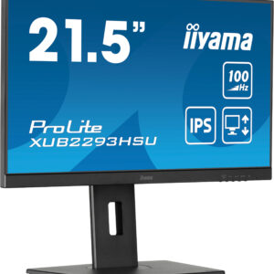iiyama ProLite XUB2293HSU-B7 Monitor PC 54,6 cm (21.5") 1920 x 1080 Pixel Full HD LED Nero immagine principale iiyama ProLite XUB2293HSU-B7 Monitor PC 54,6 cm (21.5") 1920 x 1080 Pixel Full HD LED Nero