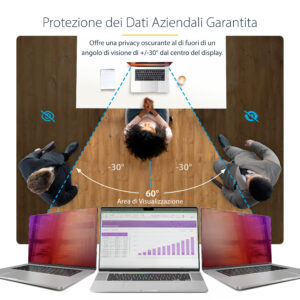StarTech.com 142MG-PRIVACY-SCREEN schermo anti-riflesso 35,6 cm (14") Netbook Filtro per la privacy senza bordi per display