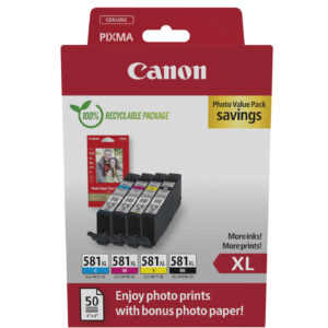 Canon 2052C006 cartuccia d'inchiostro 4 pz Originale Resa elevata (XL) Nero, Ciano, Magenta, Giallo