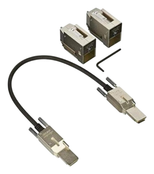 Cisco C9300L-STACK-KIT2 cavo InfiniBand e in fibra ottica 0,5 m Nero, Grigio immagine principale Cisco C9300L-STACK-KIT2 cavo InfiniBand e in fibra ottica 0,5 m Nero, Grigio
