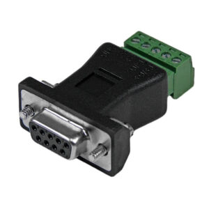 StarTech.com RS422 RS485 Serial DB9 -> Terminal Block Adapter Nero immagine principale StarTech.com RS422 RS485 Serial DB9 -> Terminal Block Adapter Nero