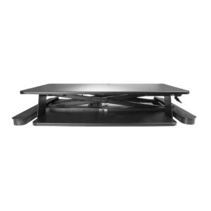 StarTech.com Standing desk per due monitor con vassoio per tastiera - Convertitore per scrivania regolabile in altezza - Ampia superficie - Scrivania ergonomica sit-stand - Pre-assemblato immagine gallery 4 StarTech.com Standing desk per due monitor con vassoio per tastiera - Convertitore per scrivania regolabile in altezza - Ampia superficie - Scrivania ergonomica sit-stand - Pre-assemblato