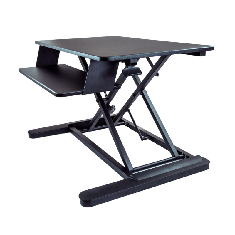StarTech.com Standing desk per due monitor con vassoio per tastiera - Convertitore per scrivania regolabile in altezza - Ampia superficie - Scrivania ergonomica sit-stand - Pre-assemblato immagine principale StarTech.com Standing desk per due monitor con vassoio per tastiera - Convertitore per scrivania regolabile in altezza - Ampia superficie - Scrivania ergonomica sit-stand - Pre-assemblato