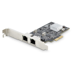 StarTech.com Scheda di rete 2.5 Gigabit a 2 porte - Scheda Ethernet PCIe da 2,5 Gbps NBASE-T, Intel I225-V, Scheda di rete per PC, NIC Multi-Gigabit, Scheda LAN per server PCI Express, Interfaccia Ethernet immagine principale StarTech.com Scheda di rete 2.5 Gigabit a 2 porte - Scheda Ethernet PCIe da 2,5 Gbps NBASE-T, Intel I225-V, Scheda di rete per PC, NIC Multi-Gigabit, Scheda LAN per server PCI Express, Interfaccia Ethernet