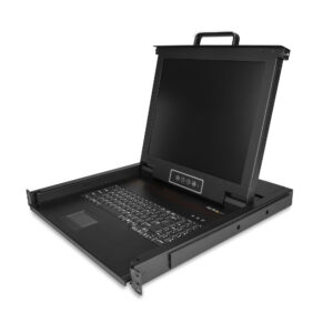 StarTech.com Console KVM per Armadio Rack - Monitor LCD 17" - KVM Switch VGA a 1 porta - Montabile a Rack - Cassetto KVM universale 1U LCD con cavi - Supporto USB - Tastiera Inglese QWERTY - 50.000 MTBF immagine principale StarTech.com Console KVM per Armadio Rack - Monitor LCD 17" - KVM Switch VGA a 1 porta - Montabile a Rack - Cassetto KVM universale 1U LCD con cavi - Supporto USB - Tastiera Inglese QWERTY - 50.000 MTBF