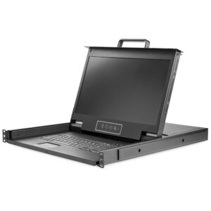 StarTech.com Console KVM per Armadio Rack - Monitor LCD 17" - KVM Switch VGA - Cassetto KVM Montabile a Rack 1U completo con cavi e hardware - Supporto USB + VGA - Tastiera Inglese QWERTY - 50.000 MTBF immagine principale StarTech.com Console KVM per Armadio Rack - Monitor LCD 17" - KVM Switch VGA - Cassetto KVM Montabile a Rack 1U completo con cavi e hardware - Supporto USB + VGA - Tastiera Inglese QWERTY - 50.000 MTBF