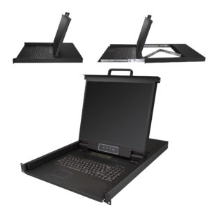 StarTech.com Console KVM per Armadio Rack - Monitor LCD 19" - KVM Switch VGA a 16 porte integrato - Cassetto KVM 1U Montabiole a Rack con cavi da 1,8 m - OSD KVM - Supporto USB+VGA - Tastiera Inglese - 50.000 MTBF immagine principale StarTech.com Console KVM per Armadio Rack - Monitor LCD 19" - KVM Switch VGA a 16 porte integrato - Cassetto KVM 1U Montabiole a Rack con cavi da 1,8 m - OSD KVM - Supporto USB+VGA - Tastiera Inglese - 50.000 MTBF