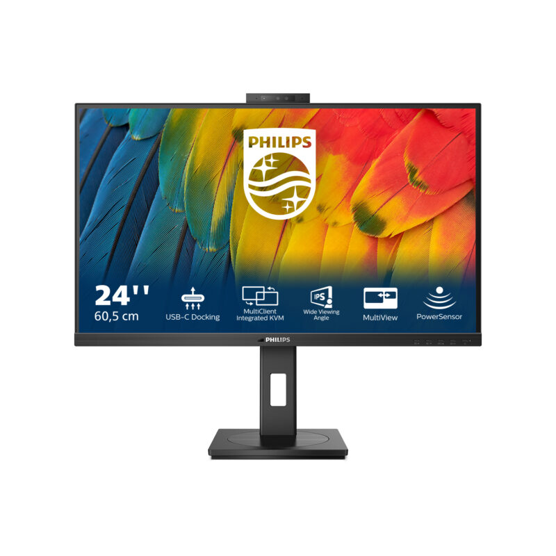 Philips 5000 series 24B1U5301H/00 LED display 60,5 cm (23.8") 1920 x 1080 Pixel Full HD LCD Nero immagine gallery 2 Philips 5000 series 24B1U5301H/00 LED display 60,5 cm (23.8") 1920 x 1080 Pixel Full HD LCD Nero