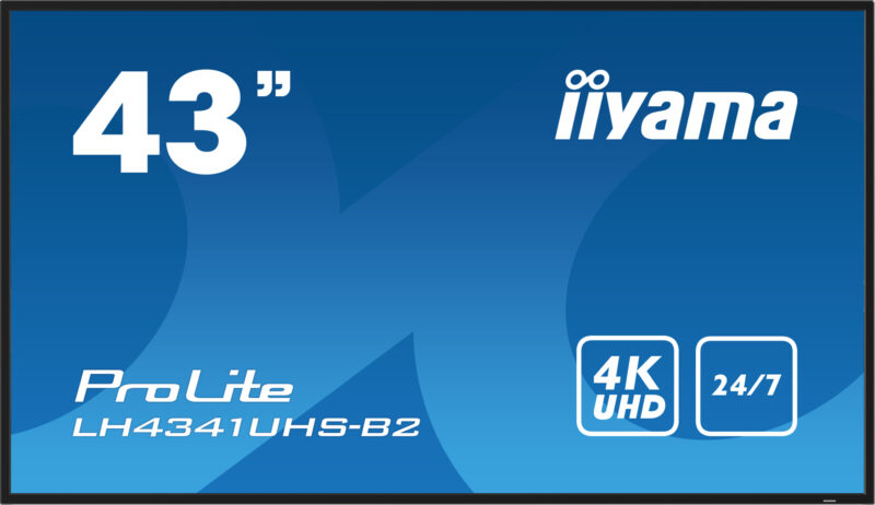 iiyama LH4341UHS-B2 visualizzatore di messaggi 108 cm (42.5") LCD 500 cd/m² 4K Ultra HD Processore integrato Android 8.0 18/7 immagine gallery 2 iiyama LH4341UHS-B2 visualizzatore di messaggi 108 cm (42.5") LCD 500 cd/m² 4K Ultra HD Processore integrato Android 8.0 18/7