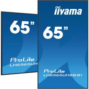 iiyama LH6565UHSB-B1 visualizzatore di messaggi Design chiosco 163,8 cm (64.5") LED Wi-Fi 800 cd/m² 4K Ultra HD Nero Processore integrato Android 11 24/7