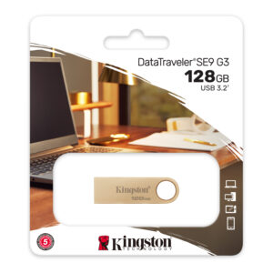 Kingston Technology DataTraveler 128GB 220MB/s Drive USB 3.2 Gen 1 in Metallo SE9 G3