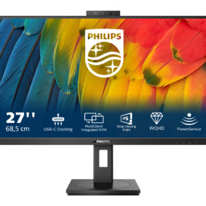Philips 5000 series 27B1U5601H/00 LED display 68,6 cm (27") 2560 x 1440 Pixel Quad HD LCD Nero immagine gallery 3 Philips 5000 series 27B1U5601H/00 LED display 68,6 cm (27") 2560 x 1440 Pixel Quad HD LCD Nero