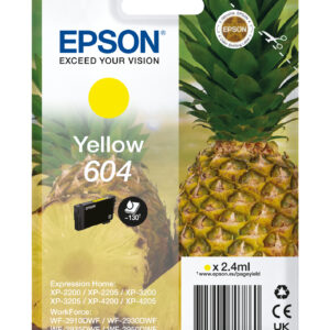 Epson 604 cartuccia d'inchiostro 1 pz Originale Resa standard Giallo immagine principale Epson 604 cartuccia d'inchiostro 1 pz Originale Resa standard Giallo