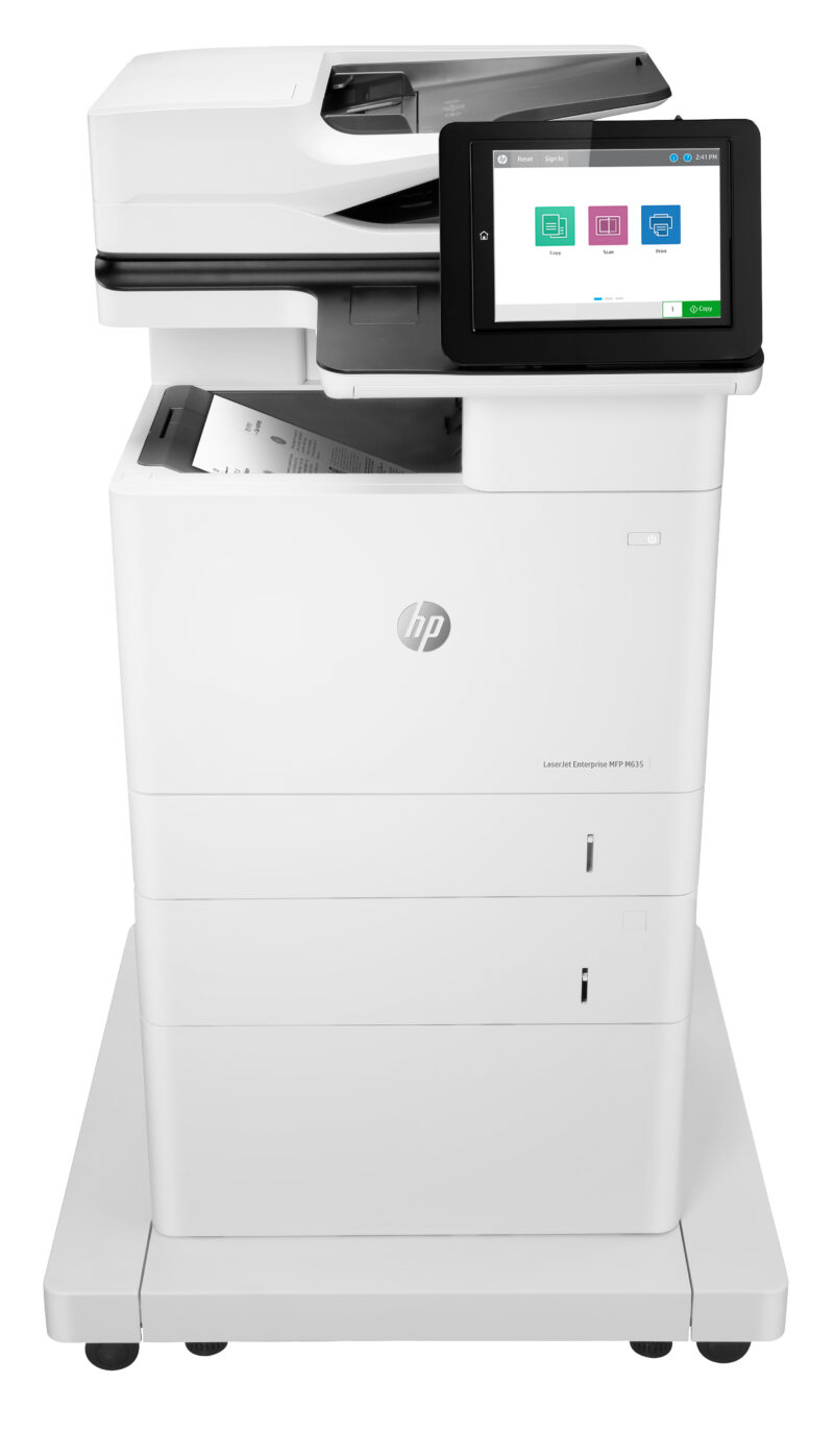 HP LaserJet Enterprise M635fht Multifunction Bianco e nero Stampante, Solo Ethernet; Fotocopiatrice, scanner