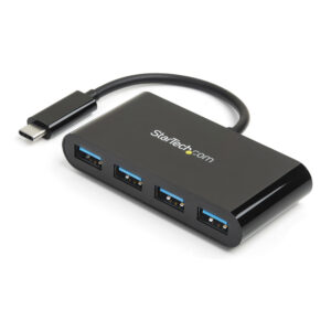 StarTech.com Hub USB 3.0 a 4 porte - USB-C a 4 USB-A - Alimentazione a bus immagine principale StarTech.com Hub USB 3.0 a 4 porte - USB-C a 4 USB-A - Alimentazione a bus