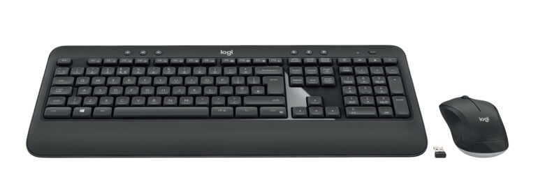 Logitech Advanced MK540 tastiera Mouse incluso Universale RF Wireless QWERTZ Slovacco Nero, Bianco immagine principale Logitech 920-008684 tastiera Mouse incluso Universale RF Wireless QWERTY Inglese UK Nero, Bianco