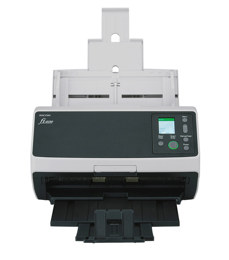 Ricoh fi-8190 ADF + scanner ad alimentazione manuale 600 x 600 DPI A4 Nero, Grigio