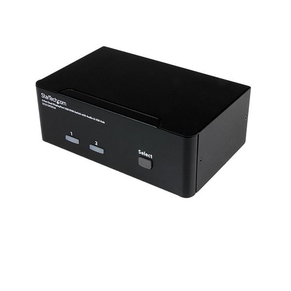 StarTech.com Switch KVM USB doppio DisplayPort 2 porte con audio e hub USB 2.0 immagine principale StarTech.com Switch KVM USB doppio DisplayPort 2 porte con audio e hub USB 2.0
