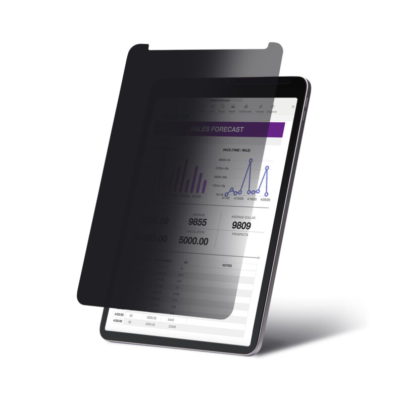 StarTech.com Filtro privacy per iPad Pro da 12,9", 3ª generazione e successive, orizzontale/verticale, abilitato al Touch, visione a +/- 30 gradi, blocca fino al 51% di luce blu, Opaco