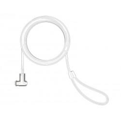Compulocks CL15W cavo di sicurezza Argento, Bianco