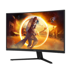 AOC G4 CQ32G4VE Monitor PC 80 cm (31.5") 2560 x 1440 Pixel Quad HD LCD Nero, Grigio