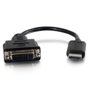 C2G Dispositivo adattatore convertitore da HDMI® maschio a DVI-D™ femmina a collegamento singolo